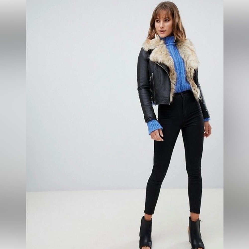 Faux Fur Bomber Jacket